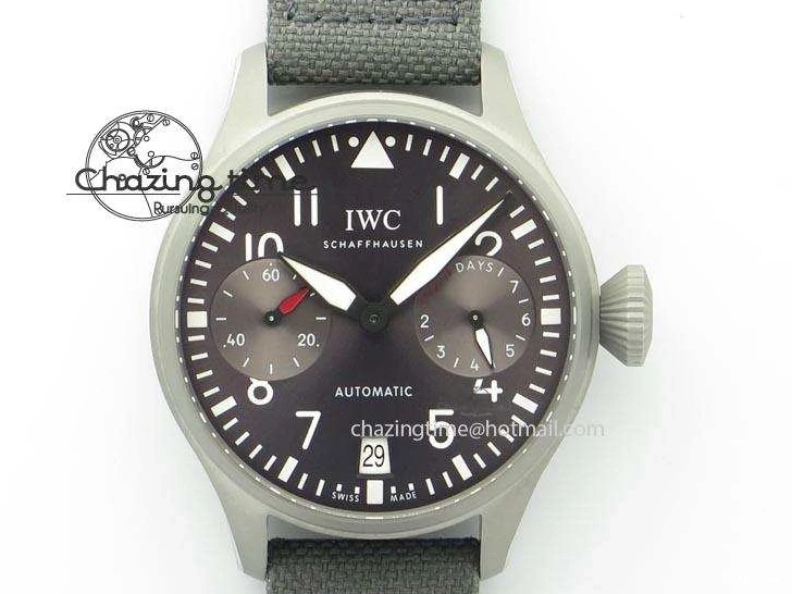 MIROTIME 0109 SunProtective Big Pilot Real PR IW500910 “Patrouille Suisse” ZF 1:1 Best Edition On Gray Nylon Strap 7278